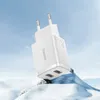 Baseus Compact ładowarka sieciowa 2x USB 10.5W biały (CCXJ010202)